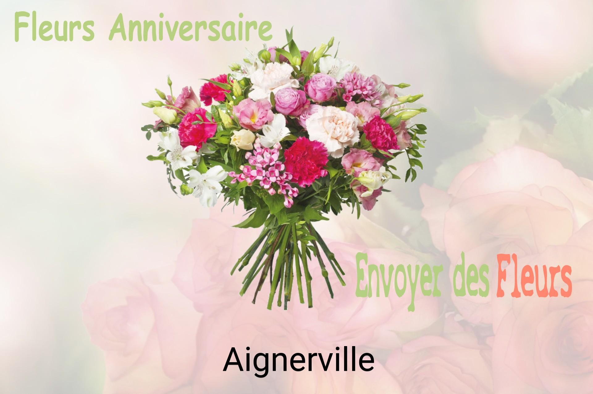 Bouquet de fleurs d’anniversaire livré à Aignerville